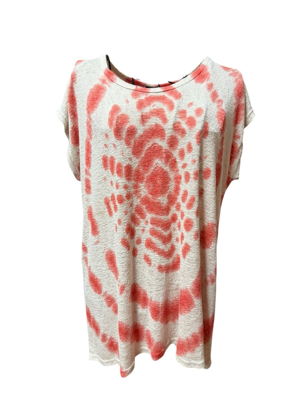 Cirana Coral Tie-Dye Short Sleeve Top Small - Picture 2 of 9
